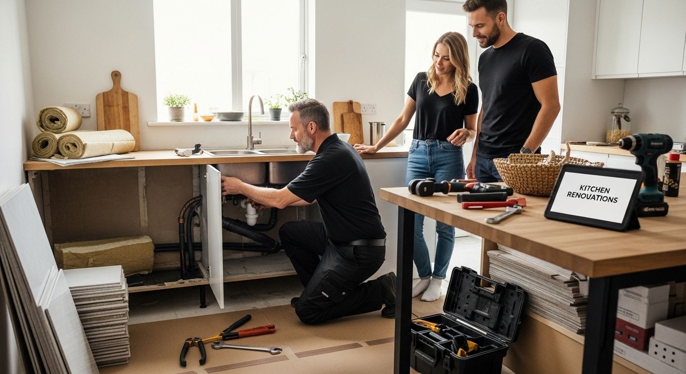 plumbing kitchen renovation