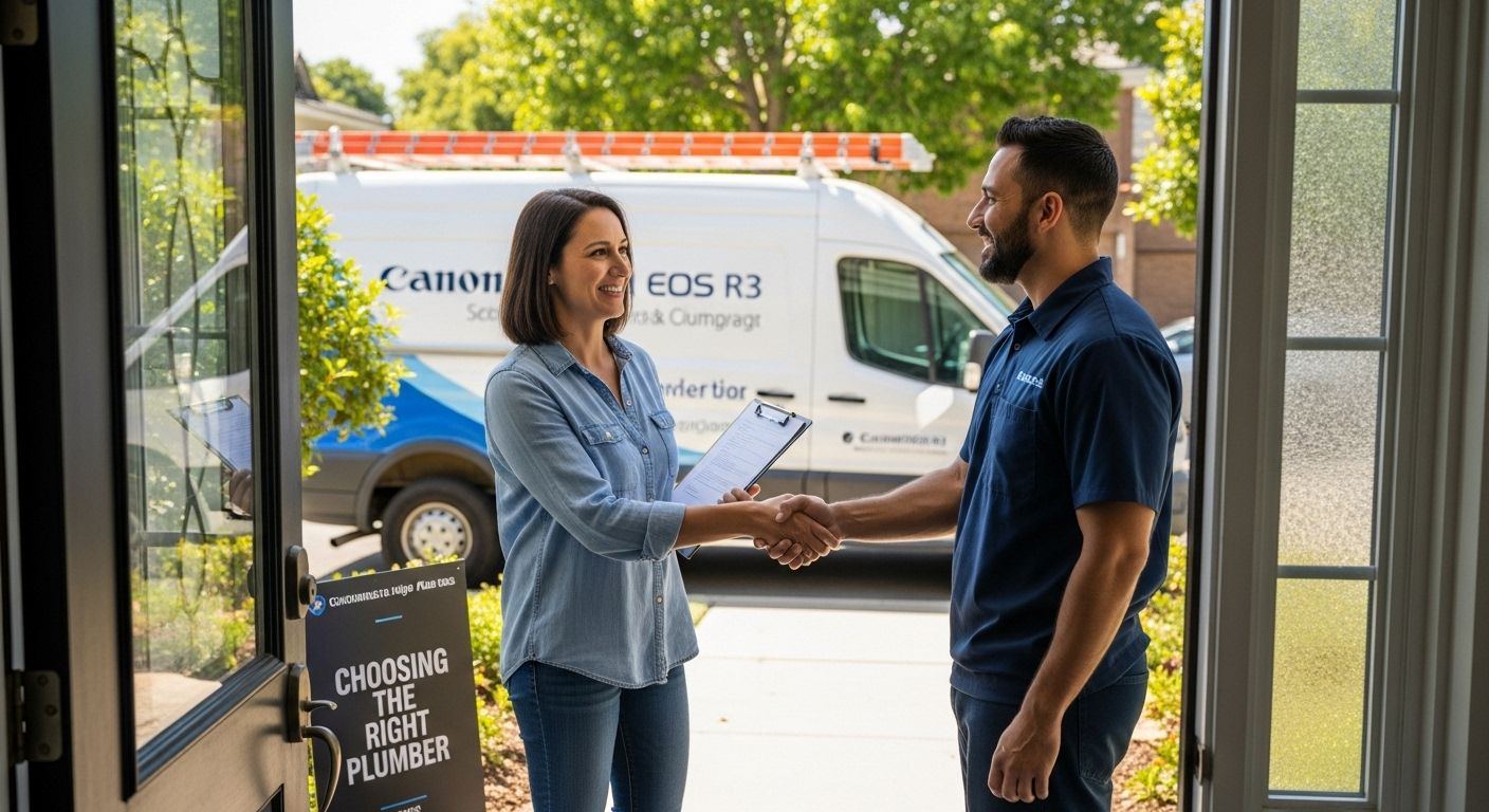 Sacramento plumber handshake