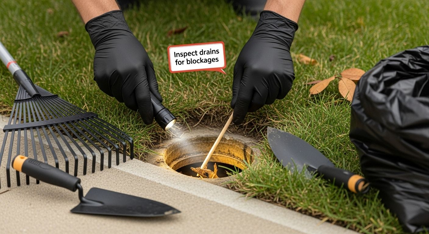 outdoor drain inspection