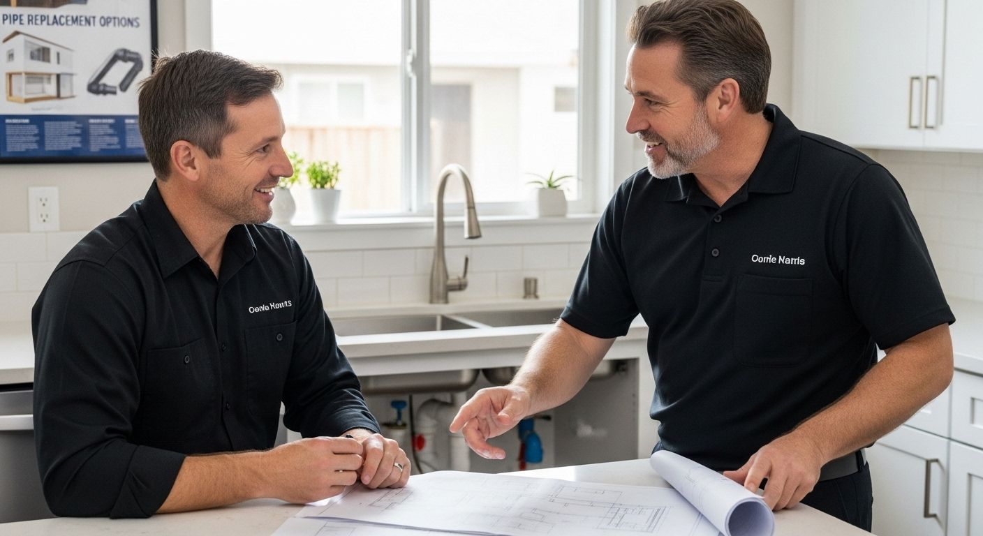 homeowner plumber pipe replacement