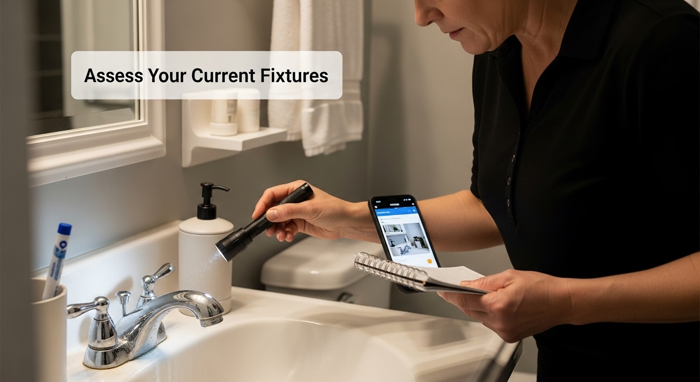upgrading bathroom fixtures inspection