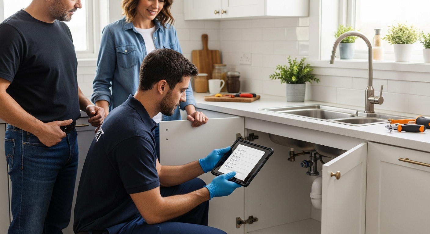 plumbing inspection checklist, home inspection, plumber