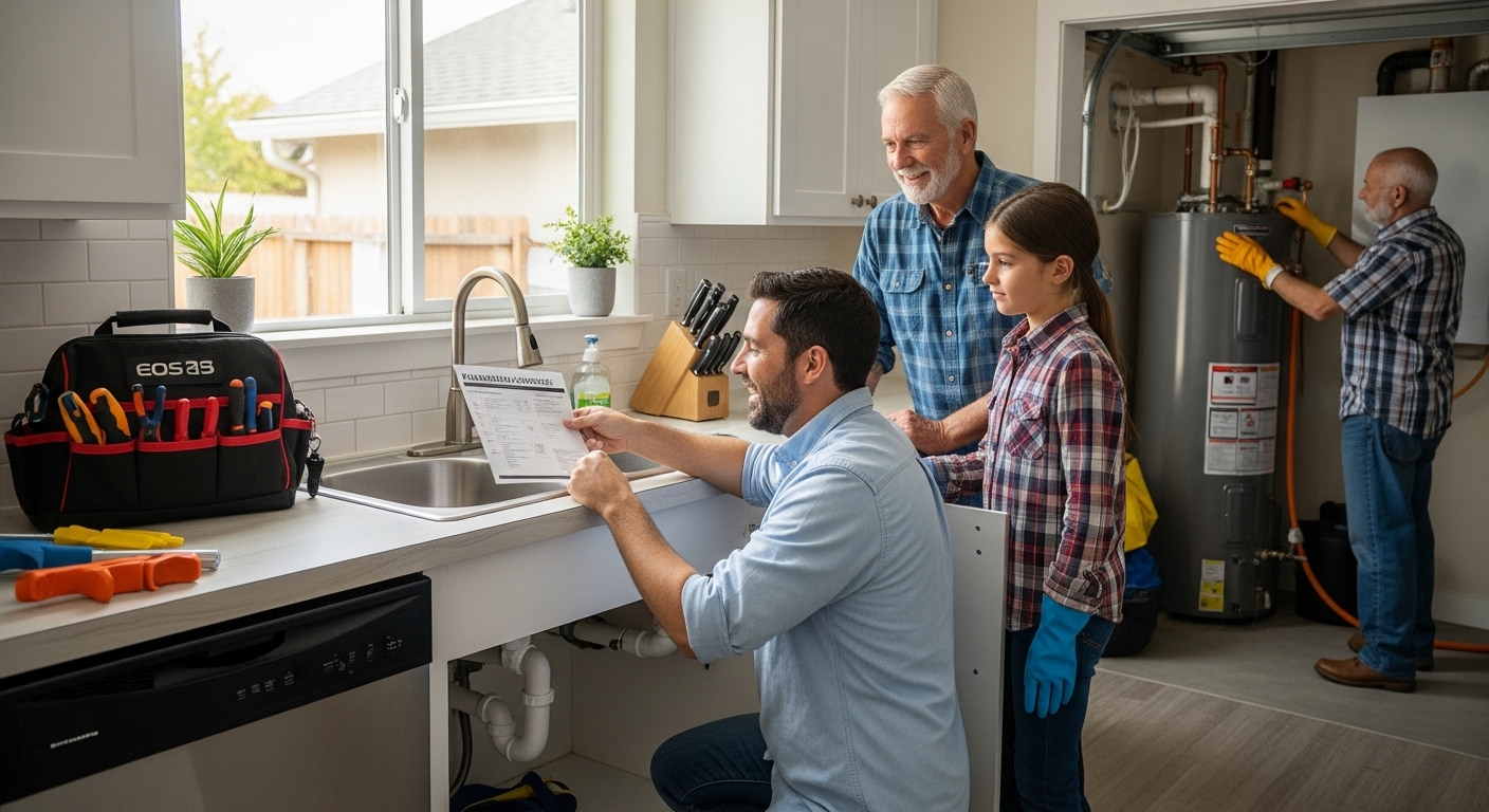 seasonal plumbing, home maintenance, Sacramento