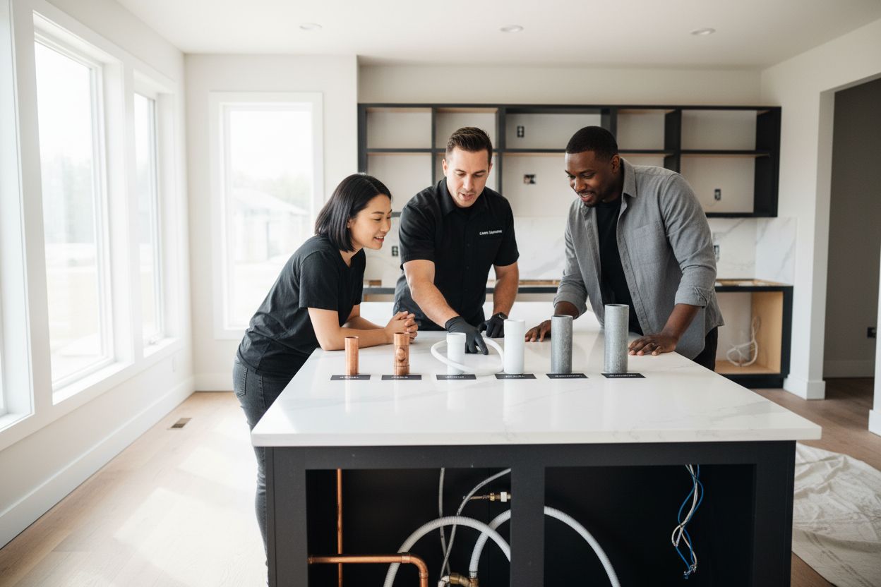 plumbing pipe materials home