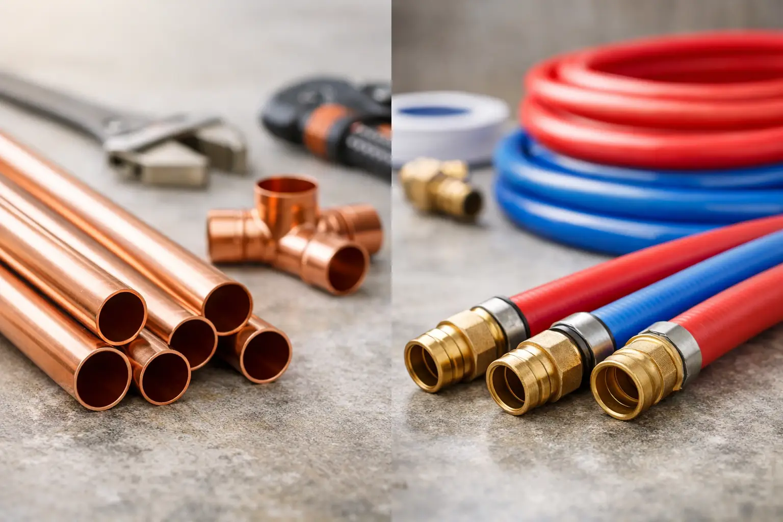 Copper Versus PEX Repiping: Which Fits?