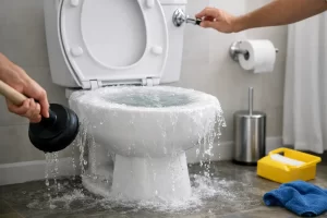 How to Stop Toilet Overflow Fast