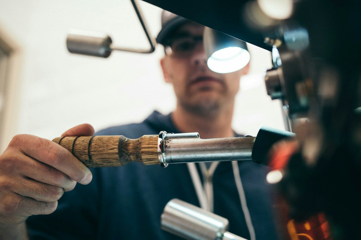 Close-up of plumbing tools and pipes for home repair