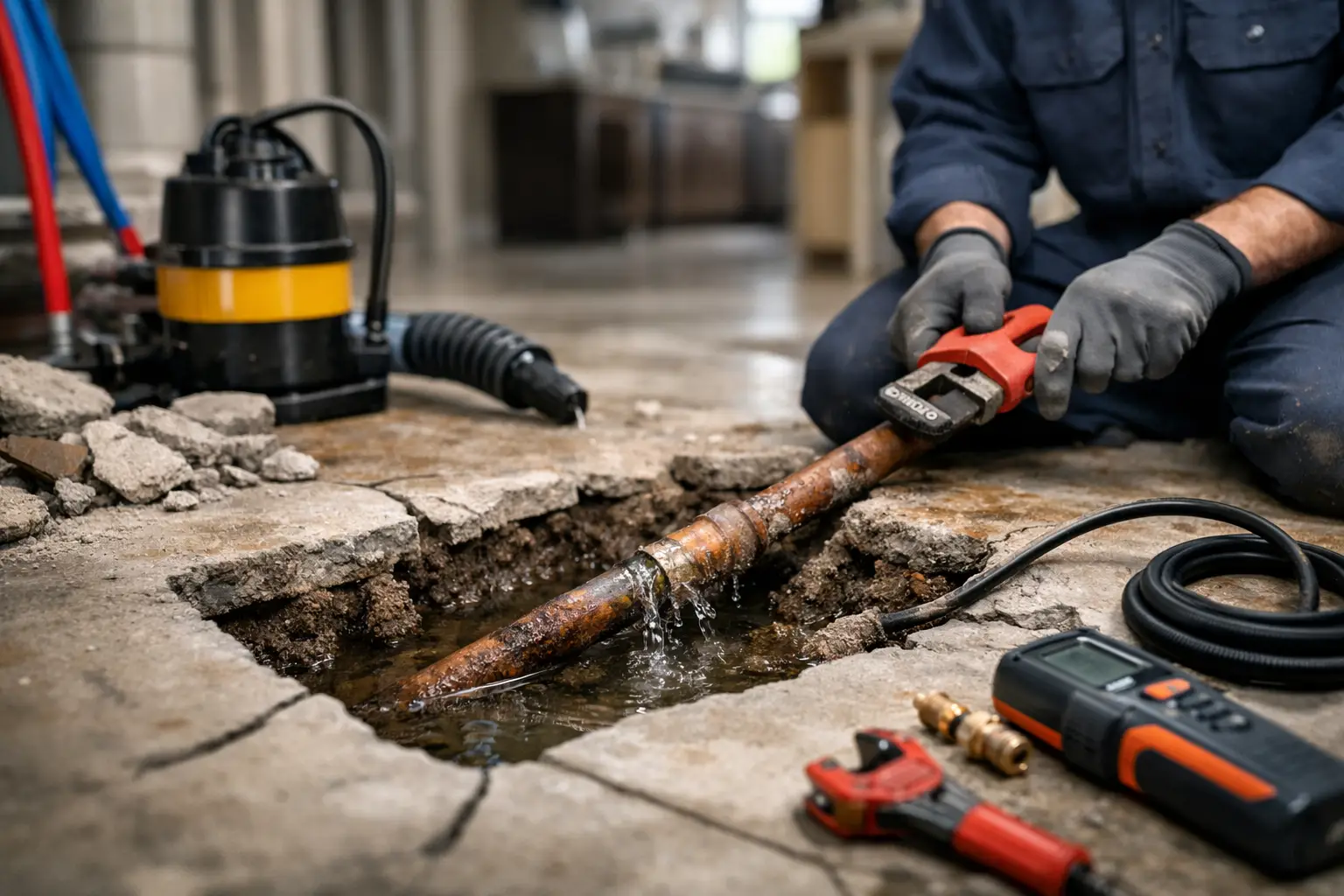 Slab Leak Repair Case Study for Sacramento Homes